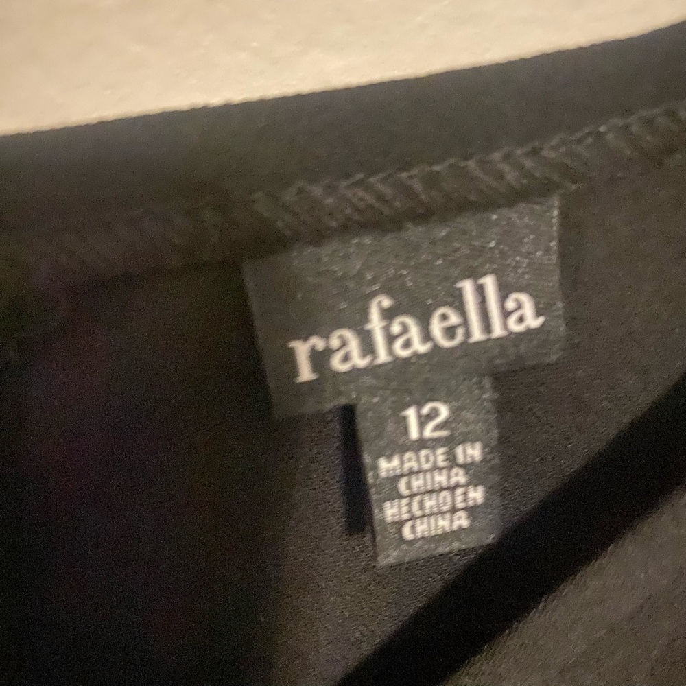 Rafaella Mock Neck Dress. Sz 12 - Picture 4 of 4